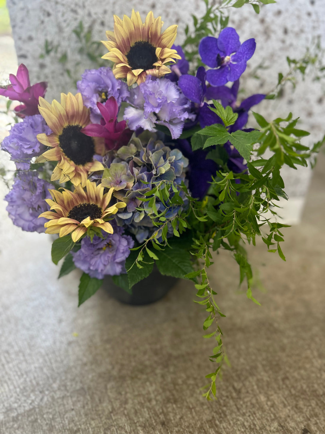 敬老の日のお花承り中